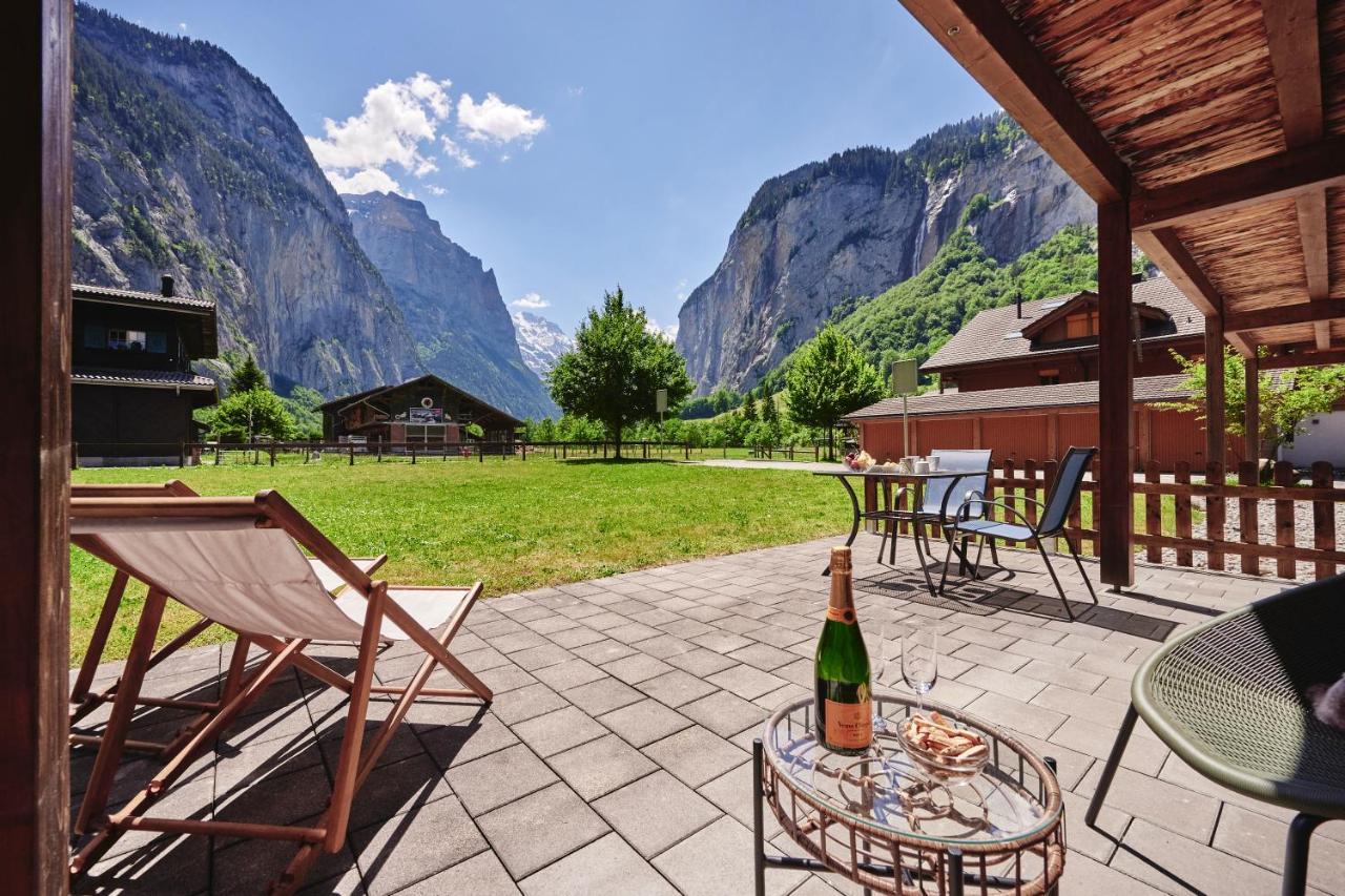 Apartment Truemmelbach, Comfortabl & Cozy, Private Terrace With Best Views ラウターブルンネン エクステリア 写真