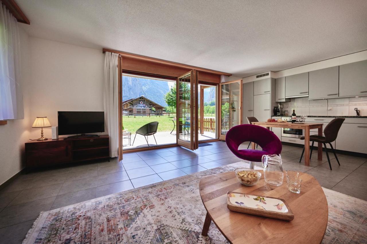 Apartment Truemmelbach, Comfortabl & Cozy, Private Terrace With Best Views ラウターブルンネン エクステリア 写真